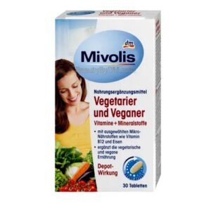 Mivolis Vegans & Vegetarians Supplements, 30 pcs