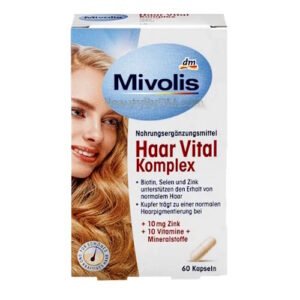 Mivolis Hair Vital Complex, Phyto Sanitery, for Healty Hair, 60 pcs