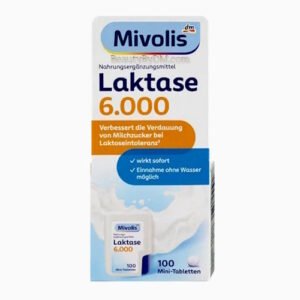 Mivolis Lactase 6000 for Lactose Intolerance, 100 pcs