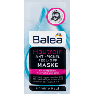 Balea Skin Clean Anti-Pimple & Blackheads Peel-Off Mask, 16ml