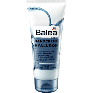 Balea Hyaloron Hand Cream with White Tea Extract for Younger looking Hands, 100ml