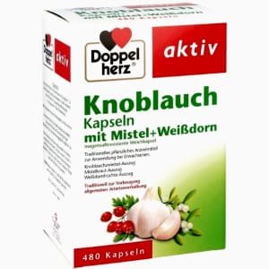 Doppelherz Knoblauch Kapseln :: Garlic + Mistletoe + Hawthorn, 480 pcs