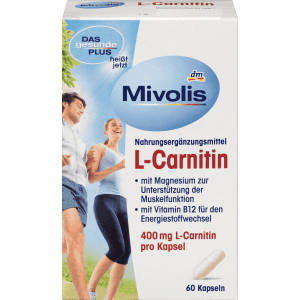 Mivolis L-Carnitine for Muscle, Nerves & Energy Metabolism, 60 pcs