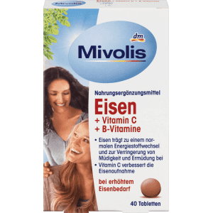 Mivolis Iron + Vitamin C + B-Vitamins