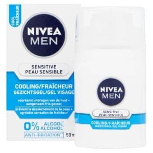 Nivea Men Sensitive Cooling Face Gel, 50ml