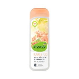 Alverde Natural Cosmetics Baby Wash Lotion & Shampoo Calendula, 250ml