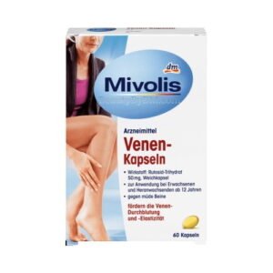 Mivolis Vein Capsules for Tired Legs, 60 pcs