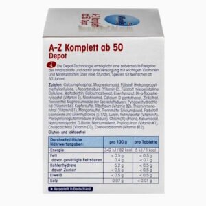 Mivolis A-Z Depot for 50+ Multi Vitamins & Minerals