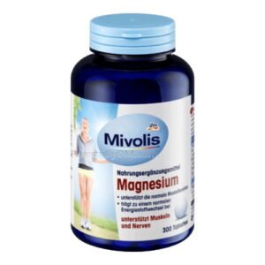Mivolis Magnesium for Muscles, Nerves & Energy, 300 pcs