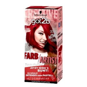 Schwarzkopf Got2b Hair Color Cream Artist Lollipop Red 092